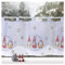 heimtexland ® Scheibengardine Weihnachten Dekoration Fenster-Deko Küchen Gardine 45x120 cm Typ651 (Wichtel 3)