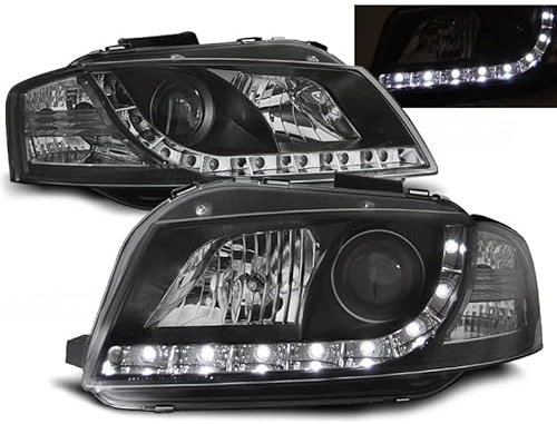 Led Scheinwerfer Set in schwarz für Audi A3 8P 05.2003-03.2008-