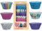 Baked with Love Pastel Cupcake Cases, 50mm Baking Cups, Multicoloured Greaseproof Paper Cases for Muffins and Cupcakes, Pack of 150, 0686971