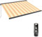 paramondo Markise Kassettenmarkise Curve 2000 Gelenkarmmarkise Balkon Terrasse Sichtschutz, mit jarolift Funkmotor & Funkhandsender, 395 x 300 cm, Gestell Anthrazit, Stoff Multi Sand-Orange