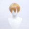 ydound Anime Coser wig Denji Wig Anime Chainsaw Man Cosplay Golden short hair Fiber synthetic wig+ wig cap