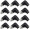 Bwintech 12 Pcs 4mm Tubing OD x 1/8 Male BSP Thread 90 Degree Elbow Push in Connect Pneumatic Fitting,PL4-01 Quick Release Air Line Adapter