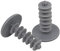 GeZu Impex® Abdeckkappen, Stopfen, Dübelstopfen 40 mm hellgrau