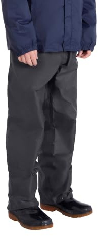 Mountain Warehouse Pakka Kids Waterproof Over Trousers | Lightweight & Breathable Rain Pants with Taped Seams for Boys & Girls, Easy to pack with Packaway Bag, For School, Walking