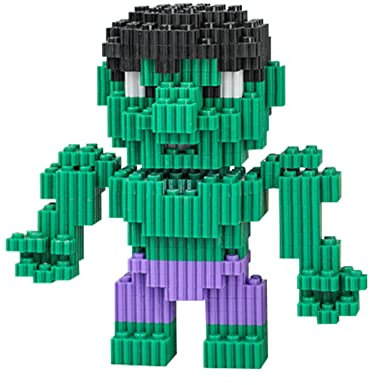 FAMILIO Superhero building blocks Hulk building block colored building toys for all age groups kids creative building blocks toys gifts for boys and girls