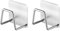 Wagoodter 2 pièces Porte-éponge Cuisine, Evier de Cuisine Porte-éponge Crochet étanche, Accessoires de Cuisine pour Le Rangement et l'égouttage Domestique (Argent)