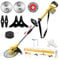 Weed Wacker senza fili per batteria Dewalt 20V MAX, mangiatore di erbacce elettrico 4 in 1, tagliabordi con 5 lame, per prato, cortile e cespuglio (senza batteria) (giallo)