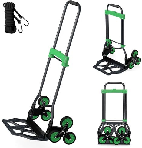330lbs Stair Climbing Dolly Cart Green