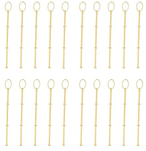 Reinscer 20 Wedding Metal Gold 3 Tier Cake Stand Center Handle Rods Fittings Kit