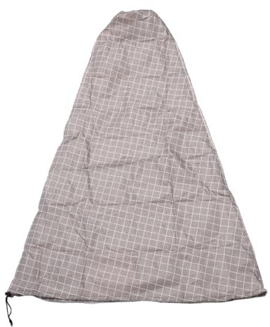 Uadme Kaminabdeckung Wasserdicht Staubschutz 210D Oxford Tuch Terrasse Feuerstelle Abdeckung für Garten und Balkon Plaid Design Schutz vor Elementen