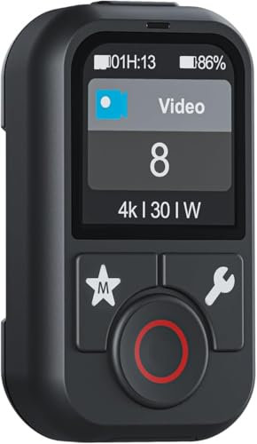 OBEST Compatible con GoPro 13/12/11/10/9/8/max Pantalla a Color, Mando a Distancia inalámbrico Bluetooth