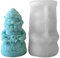 amangul Stampo in silicone per candele di Babbo Natale dettagliato per la creazione di candele natalizie uniche (5068)