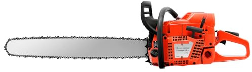 Benzin-Kettensäge 71 cm³, 3,9 kW Leistung, 10.000 U/min, 28 Zoll Führungsschiene, 2-Takt-Motor, automatische Schmierung, Sicherheits-Kettenbremse, für Baumfällung Holzschneiden Gartenarbeit