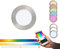 EGLO connect LED Einbauleuchte Fueva-C, Smart Home Einbaulampe, Metallguss, Kunststoff, Silber, Ø 12 cm, dimmbar, Weißtöne und Farben einstellbar