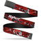 Buckle-Down Herren Web Belt Harley Quinn 1.5 Grtel, Mehrfarbig, 4 cm Breit / 42 cm Hosen Größe
