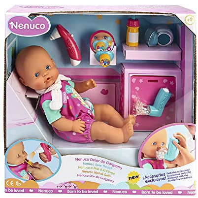 Nenuco à Mal à La Gorge - Poupée Bébé (Famosa 700015152)