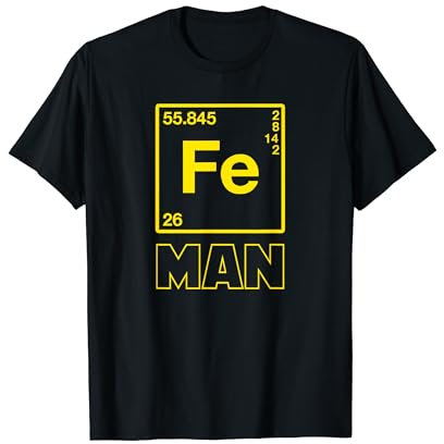 Fe Man - Iron Element (Fe) Parody T-Shirt
