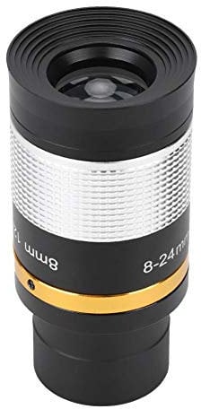 Tangxi Telescope Eyepieces 1.25 Inch 8-24mm Zoom Eyepiece Professional Metal Multi Coated Optic Zoom Eyepiece Telescope Lens for Star Watching Astronomical