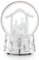 Reed & Barton Nativity Musical Snow Globe Weihnachtskugel mit Musik, Glas Aluminium, Mehrfarbig, 3 LB