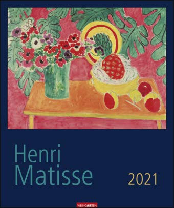 Henri Matisse - Kalender 2021- Weingarten-Verlag - Kunstkalender mit farbenfrohen Meisterwerken - 45,8 cm x 54,8 cm