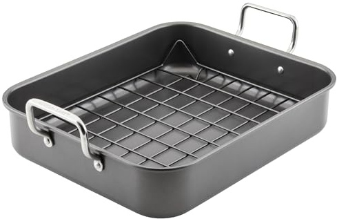 Rachael Ray Nonstick Roasting Pan with Rack