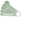 KitchenAid Juego de cucharas medidoras universales, 5 piezas, pistacho