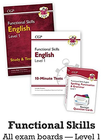 Functional Skills English - Level 1 Essentials Bundle (All exam boards)
