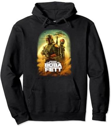 Star Wars The Book Of Boba Fett Group Shot Desert Poster Pullover Hoodie