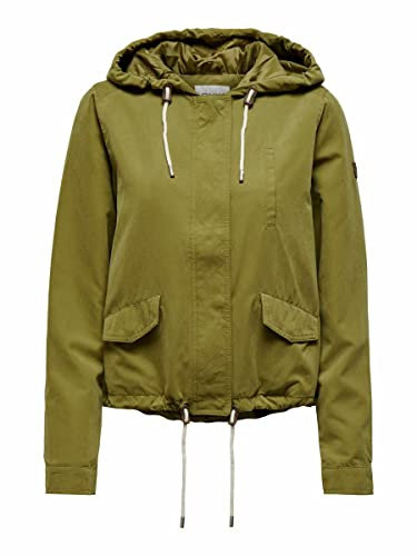 ONLY Onlskylar-Giacca a Vento con Cappuccio, Olive Drab, M Donna