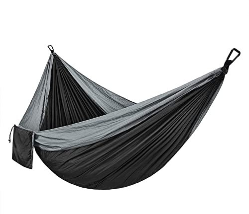 MYSUNBAR Hängematte Outdoor, SAMIT Ultraleicht Camping Hängematte 270 x 140 cm mit Tragetasche aus 210T Nylon für 2 Personen bis 150 kg Tragkraft für Terrasse Hof Garten