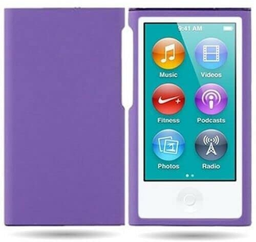 Schutzhülle für Apple iPod Nano 7, Hartgummiert, matt, Violett
