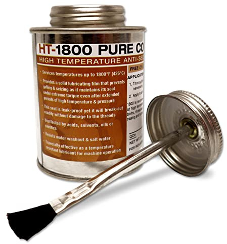 Liquid-O-Ring HT-1800 Pure Copper Anti-Seize Lubricant – 1800°F Rated (8oz)