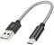 bleCreation [5-Pack] Short USB to Micro USB Cable 6 Inch, USB2.0 Micro USB Charging Cable Triple Shielded Works with Roku Streaming TV Stick, PS 4, Power Pack, Phone and More 0.15m