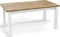 WFL GROUP Moderner Rechteckiger Ausziehbarer Esstisch - Platzsparend - Weiße Holzbeine - 160 bis 240 cm - Hergestellt in EU - 160 x 90 cm - Lancelot Eiche