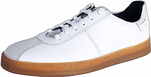 Gordon & Bros. Herren Sneaker Low Argentina Stockholm-Nappa-Nubuck Weiss 46