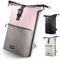 LYNDBERGEN Rolltop Rucksack Damen wasserdicht - Ely - Medium I Rolltop Rucksack wasserdicht 16L - 21L I Schöner Tagesrucksack, Wickelrucksack für Reisen, Arbeit, Uni, Schule oder Handgepäck