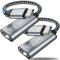 USB C auf HDMI Adapter - Type C zu HDMI 4K Adapter Kompatibel mit Thunderbolt 3/4,Video Audio Ausgang für iPhone 16Pro/16Pro Max/16,MacBook Pro/Air,Pixelbook,Surface Pro,iPadPro/Air,XPS,Galaxy S/Note