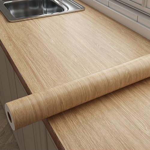 LNGFSH Papel Pintado Pared Autoadhesivo Lavable Vinilo Adhesivo para Encimera de Cocina Papel Adesivo Decorativos Muebles para Puertas de Armario (60cm x 10m,A)