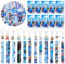 84 Pezzi Frozen Regalo per Feste Set Compleanno Regalo Portachiavi Adesivi Bambini Braccialetto in Silicone Sacchetti Regalo Per Ragazza Ragazzo Compleanno Decorazioni Accessori Feste a Tema Decor