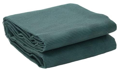 vidaXL Zeltteppich, Vorzeltteppich rutschfest, Zelteppich für Wohnwagen Wohnmobil, Vorzeltboden Teppich Bodenmatte für Innen Außen, Grün 2,5x2m