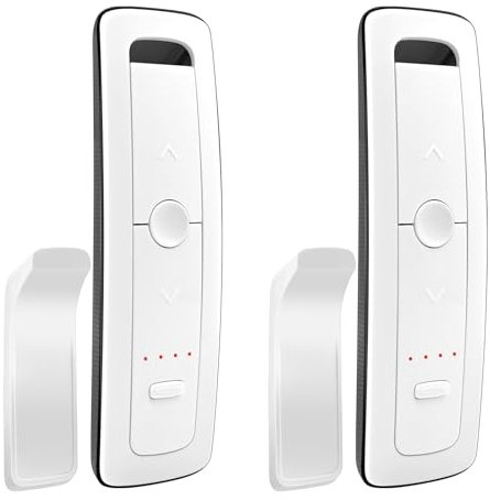 Telecommande Volet Roulant, Lot de 2 Télécommandes Motorisées pour Volet Roulant Compatibles Avec Situo 5 Pure pour Contrôler 5 Moteurs ou 5 Jeux de Radios, 5 Canaux