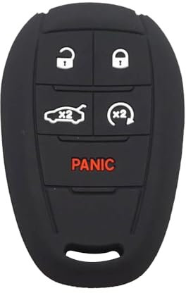 Aikchi für Alfa Romeo Tonale Giulia Stelvio Silikonschlüsselhülle Autoschlüsselabdeckung (Schwarz)