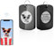 lomonmen Personalised Keyring,Key Rings with Finder Tag,Custom Electronic Photo Text with E-ink Screen for Key,Pet,Luggage,Kid,Older Gift