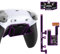 eXtremeRate RISE4 Plus MAX Tasti Aggiuntivi Clicky Trigger Stop per ps5 Controller BDM-030/040/050,Palette Posteriori Back Button Remap Kit per ps5 Joystick-Senza Controller-Nero Bianco