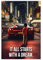 Poster It All Starts With A Dream, Auto-Poster, Wandkunst, Dekordruck, Bild Gemälde für Wohnzimmer, Schlafzimmer, Dekoration, 30 x 45 cm