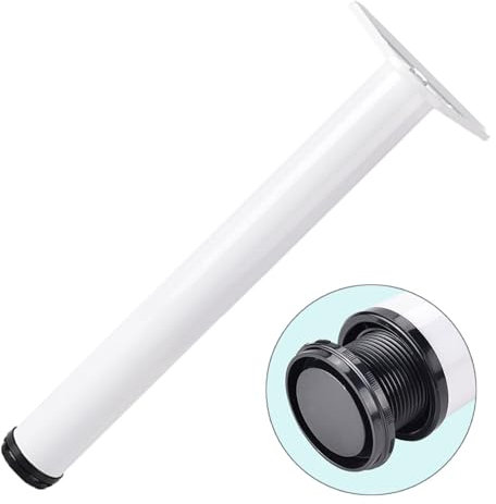 Pieds de meubles réglables, pieds de table de bar en alliage d'aluminium, pieds de table, pieds de bureau, pieds de table à manger, pieds de table basse, pieds de meubles en métal de remplacement(60cm