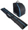 Extrasen Skitasche Set Skisack Und Skischuhtasche Für Schuhe und Helm Ski Tasche Länge 160 cm Wasserdicht Reißfest Robust Reißverschlüsse Blau