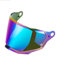 Motorrad Helmvisierlinse, kompatibel mit LS-2 Explorer, passend for MX701 Motorradhelmschild (klar)(Colorful)
