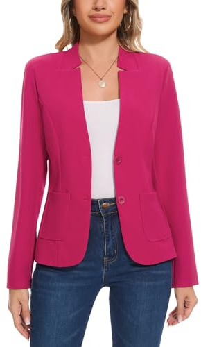 Womens Notch Collarless Blazer Long Sleeve Jackets Casual Business Blazers | Notch Collarless Blazers Long Sleeve Jackets Suits Womens Front Lined Casual Workwear Dating Night Outerwear Business Blazers