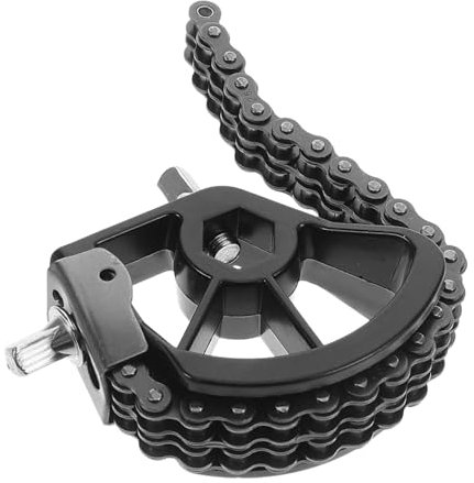 YARNOW Einzel Bassdrum Pedal Mit Doppelkettenantrieb Stabiles Schlagzeug Fußpedal Verstellbare Empfindlichkeit Kompatibel Für Jazz Drumsets Inkl Bassdrumfüßen Und Kick Pedal Zubehör Schwarz